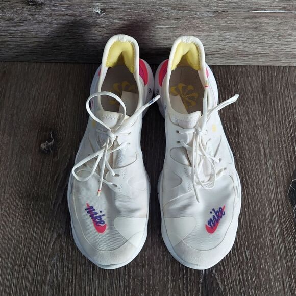 Nike Free RN 5.0 Laser Fuchsia Womens 7 Athletic Shoe Sneakers CI1289-100 - Picture 3 of 9